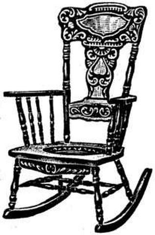 Image of Sears 1902 Quarter Sawed Oak Cobbler Seat Rocker