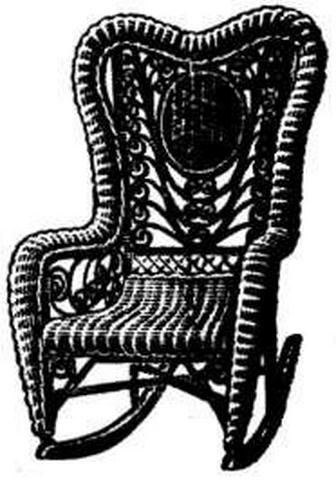 Image of Sears 1902 Fancy Reed Rocker