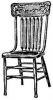 Slat Back Dining Chair 