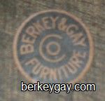 Berkey and Gay Paper Label
