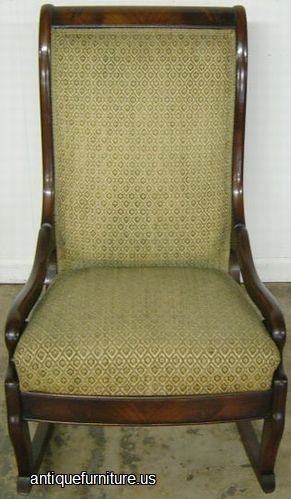 Antique Flame Mahogany Rocker