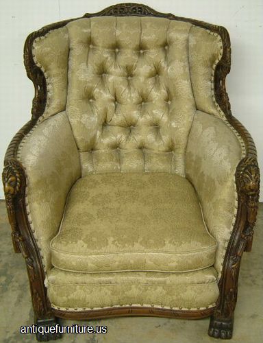 Antique Ornate Easy Chair