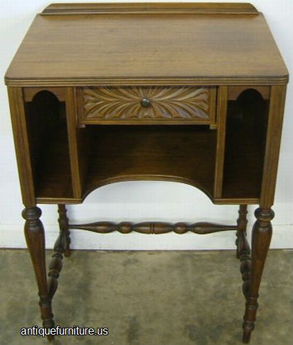 Antique Walnut Telephone Table