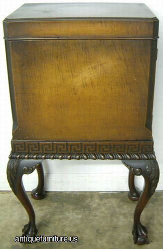 Antique Burl Walnut Humidor