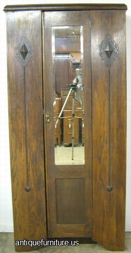 Antique English Oak Wardrobe