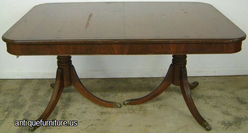 Antique Flame Mahogany Dining Table