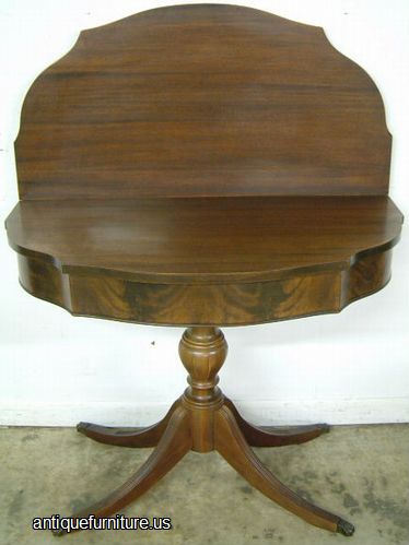 Antique Flame Mahogany Game Table