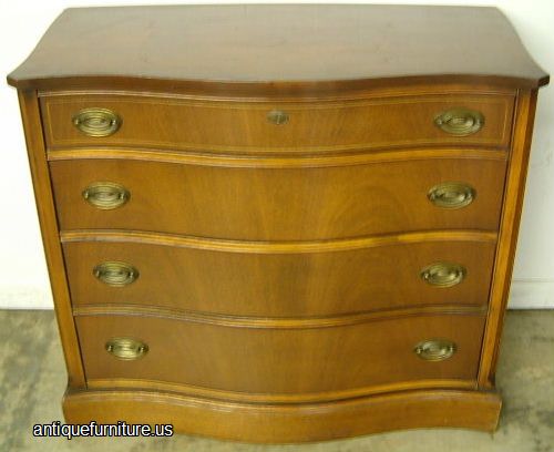 Antique Mahogany Bachelor Chest