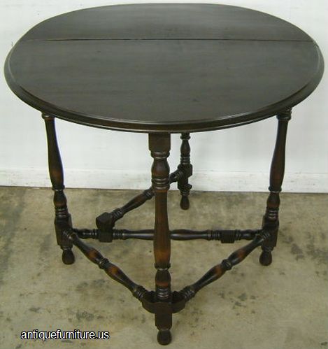 Antique Mahogany Gateleg Console Table