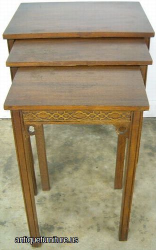 Antique Mahogany Stack Tables