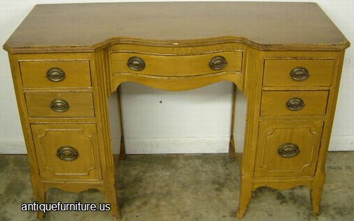 Antique Painted Vanity