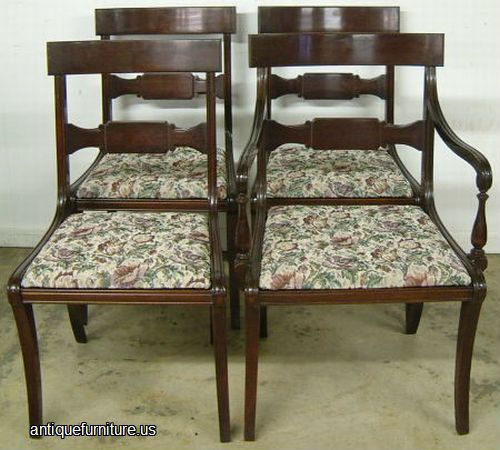 Antique Set Mahogany Chairs
