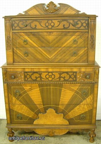 Antique Walnut Chest