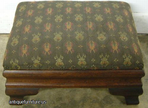 Antique Walnut Footstool