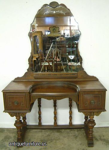 Antique Walnut Vanity