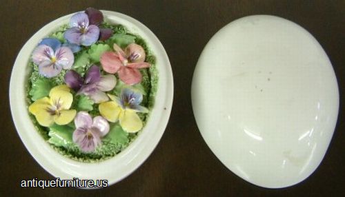 Antique Bone China Egg England
