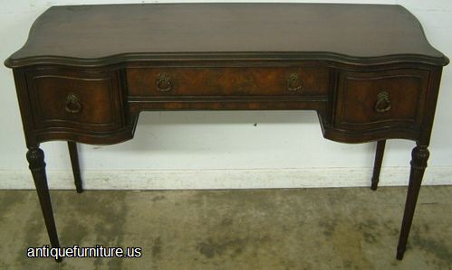 Antique Burl Walnut Vanity