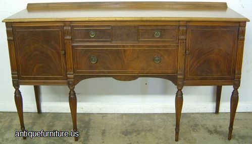 Antique Flame Mahogany Sideboard