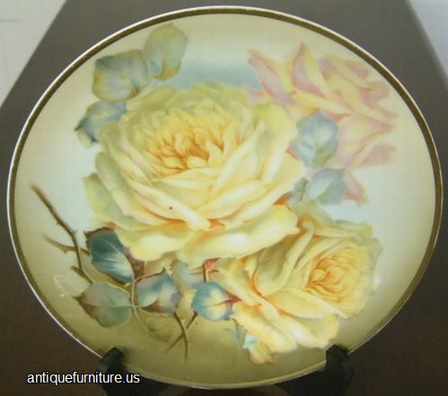 Antique Hand Painted Sevres Bavaria Plate