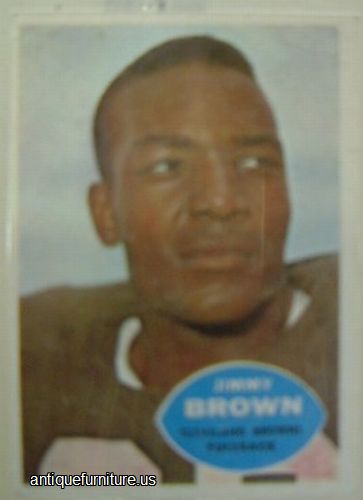 Antique Jimmy Brown Football Card
