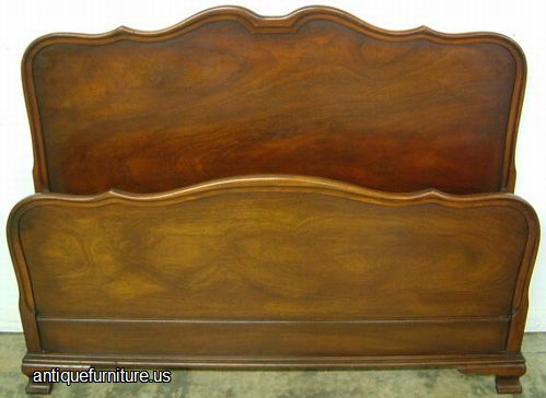 Antique Mahogany Bed