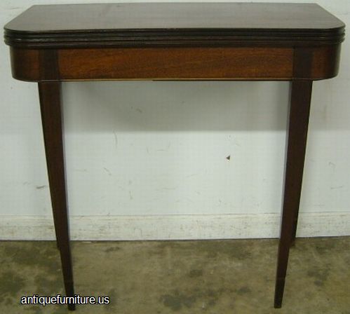Antique Mahogany Game Table
