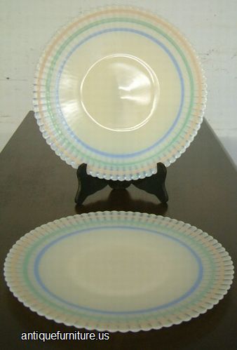Antique Monax Petalware Plates