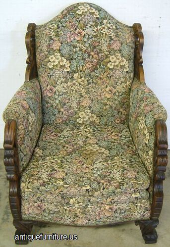 Antique Ornate Easy Chair