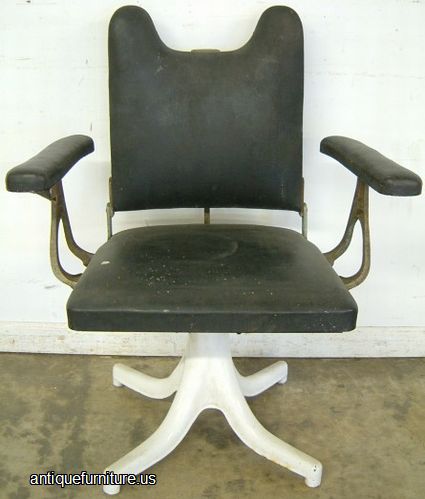 Antique Porcelain Barber Chair