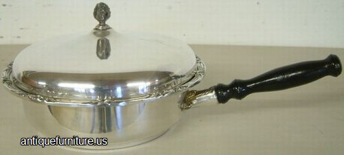 Antique Sheffield Silverplate Chafing Dish