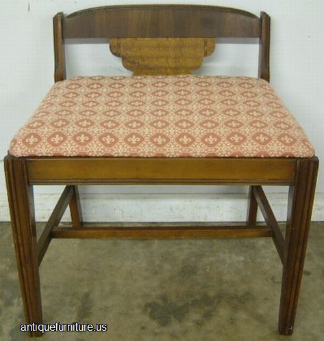 Antique Vanity Bench