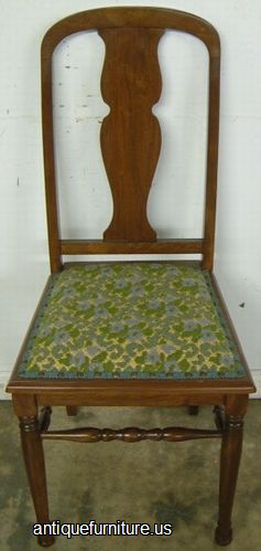 Antique Walnut Desk Chair