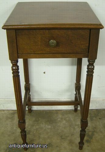 Antique Walnut Telephone Table