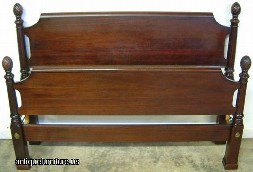 Antique Mahogany Bed