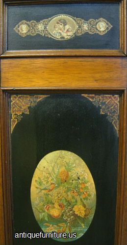 Antique Paint Decorated Panel