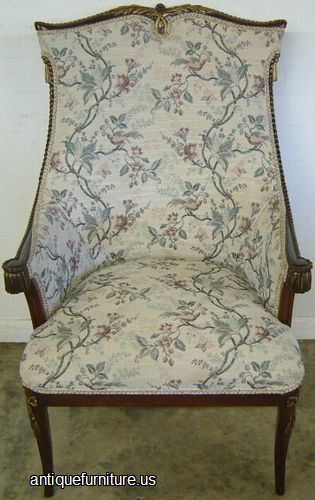 Antique Mahogany Fireside Chair