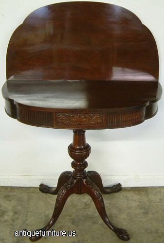 Antique Mahogany Game Table