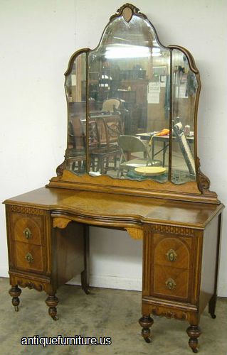 Antique Walnut Vanity