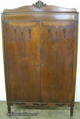 Antique Walnut Wardrobe