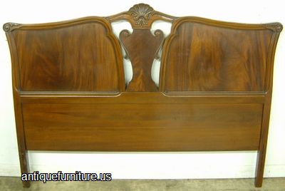 Antique Flame Mahogany Full Size Headboard