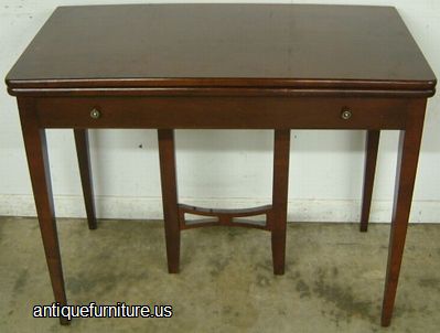 Antique Mahogany Game Dining Table