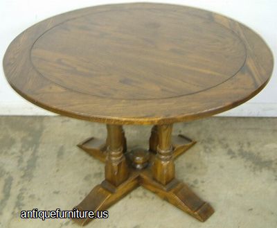 Antique Oak Pub Table