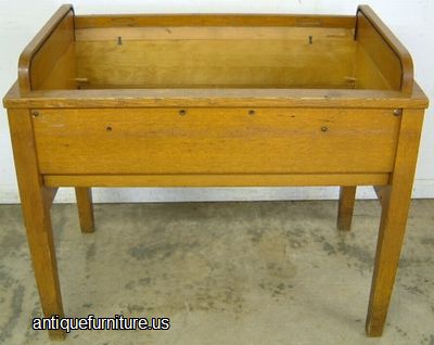 Antique Oak Roll Top Cabinet