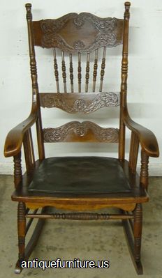 Antique Pressed Back Rocker