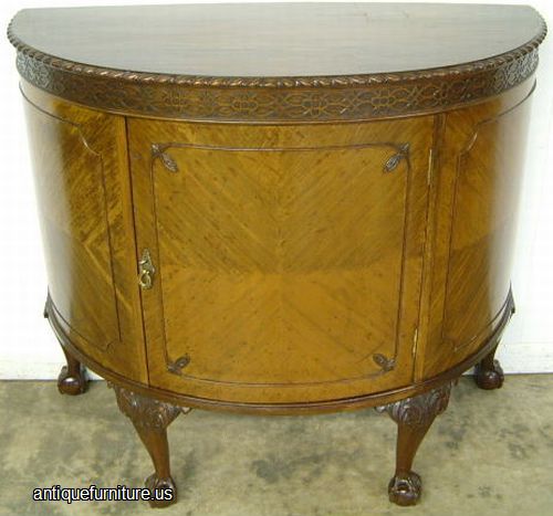 Antique Ball Claw Demilune