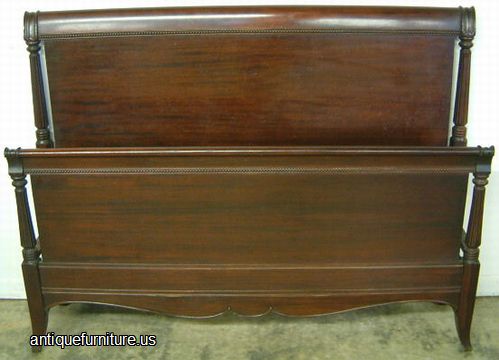 Antique Mahogany Bed