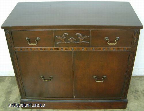 Antique Mahogany Server