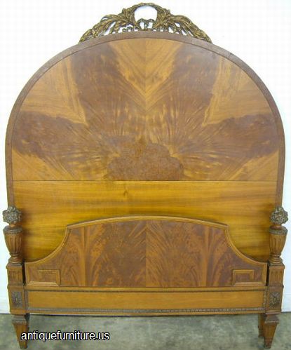 Antique Ornate Twin Bed