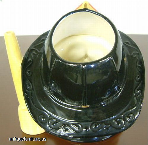 Antique The Fireman Toby Mug
