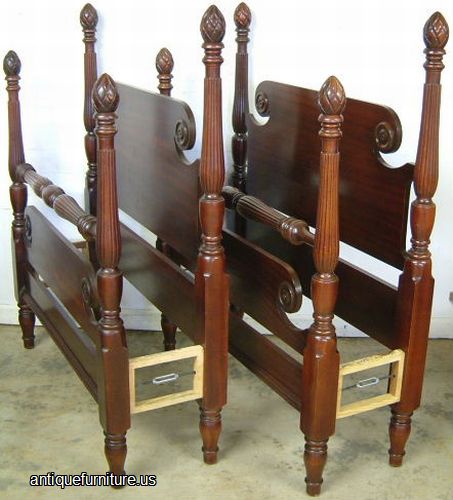 Antique Mahogany Poster Beds